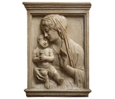 ALCEO DOSSENA Madonna con Bambino e la rosa