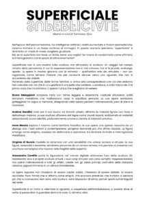 SUPERFICIALE Mostra Galleria Del Bufalo Appia Antica